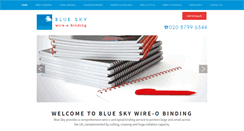 Desktop Screenshot of blueskywirebinding.co.uk